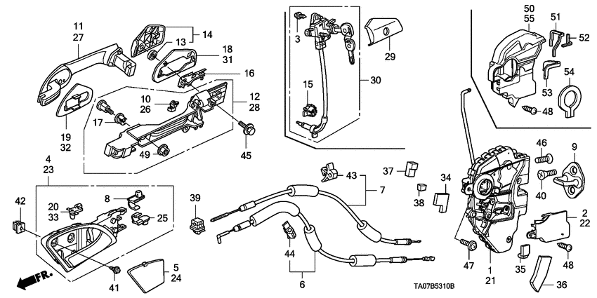 Front door locks/ outer handle