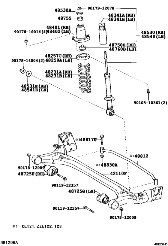 Rear Spring & Shock Absorber
