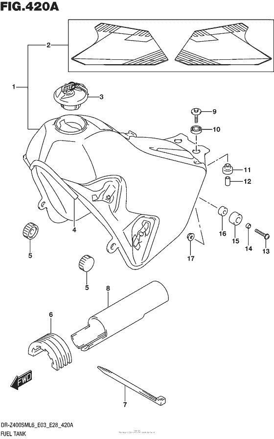 Fuel Tank (Dr-Z400Sml6 E03)