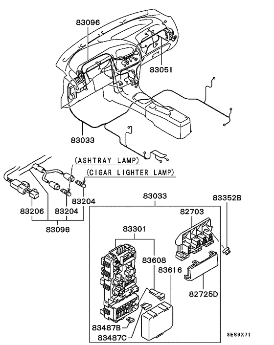 Wiring & attaching parts
