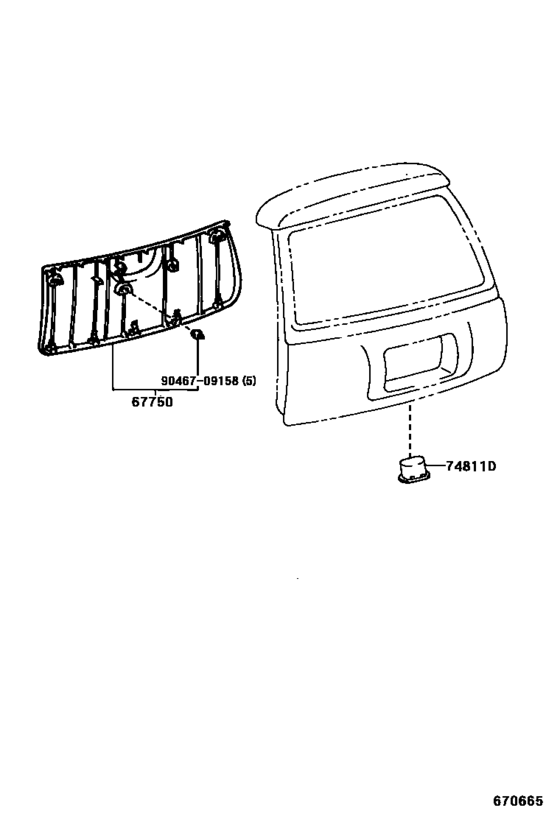 Back Door Panel & Glass