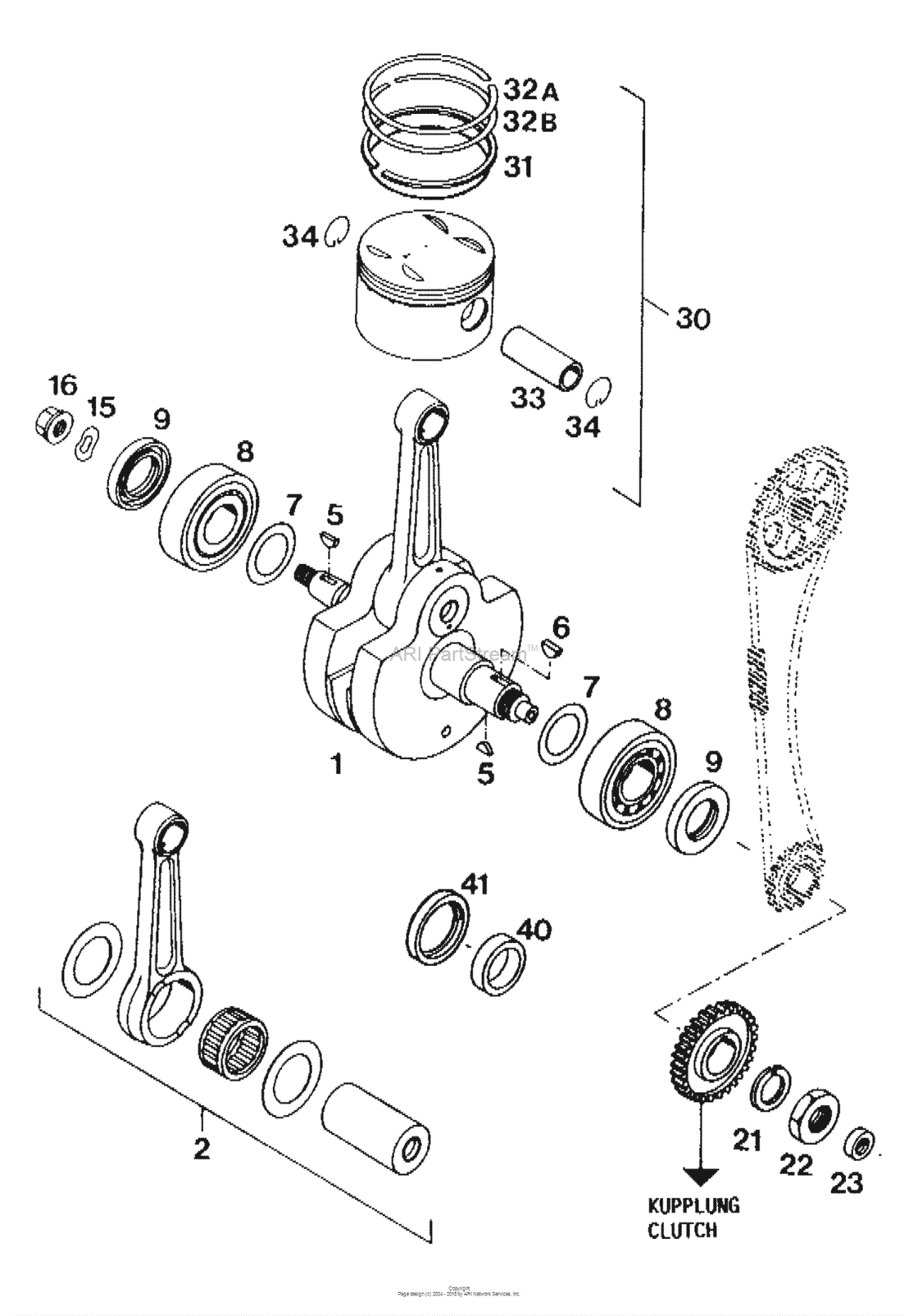 Crankshaft, Piston