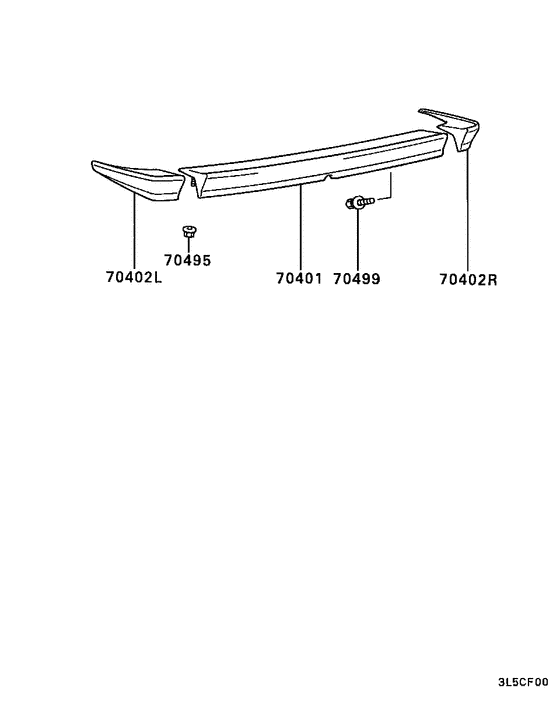 Rear garnish & moulding
