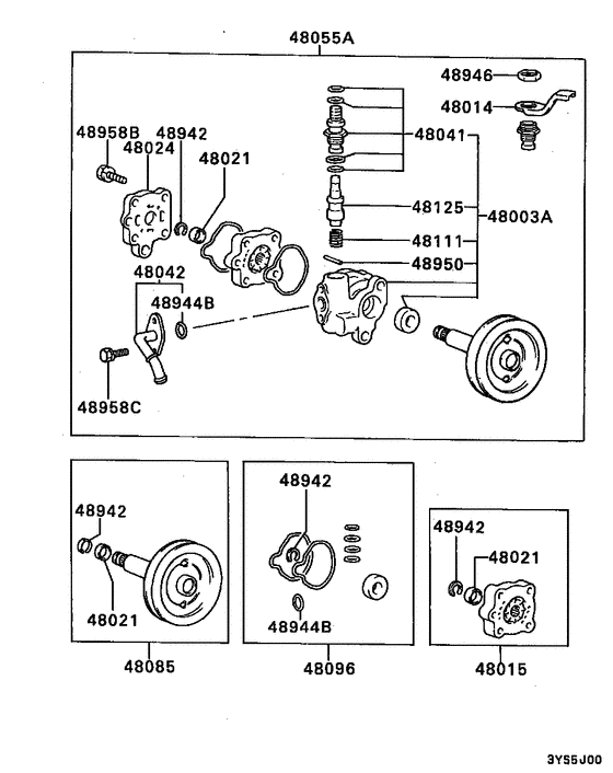Power steering oil pump