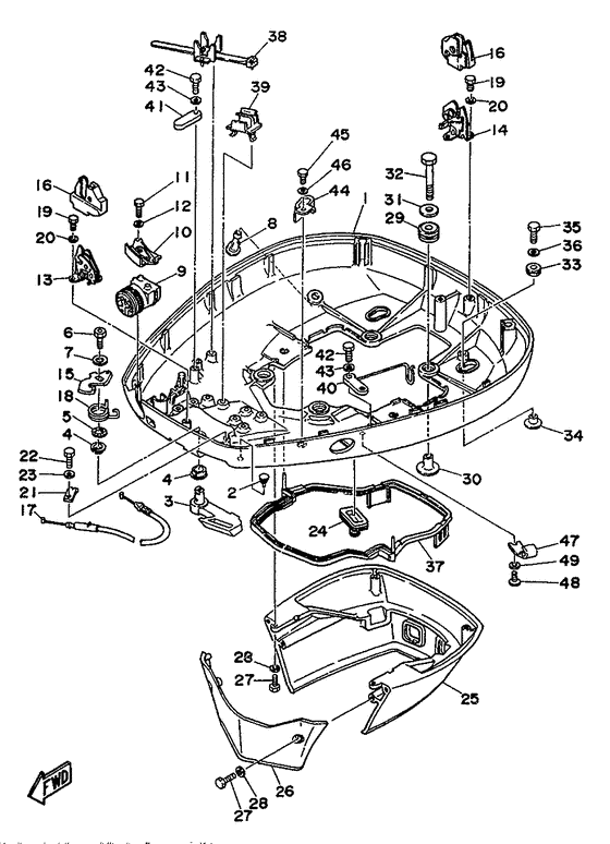 Bottom cowling