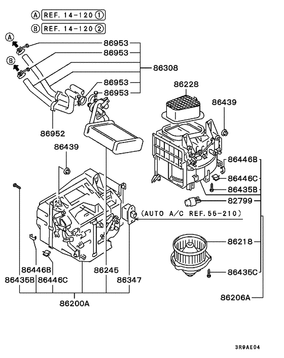 Heater unit & piping