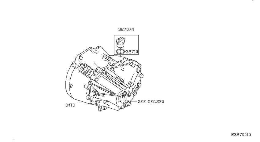 Speedometer pinion