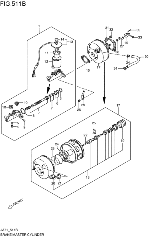 brakes master cylinder