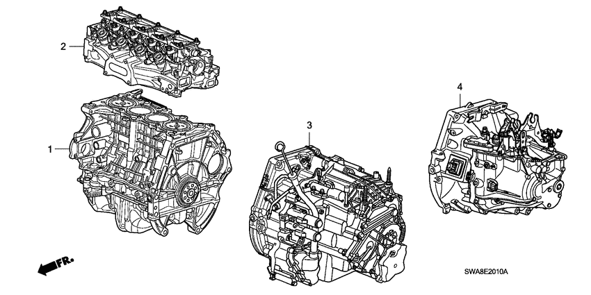 Engine assy./ transmission assy.