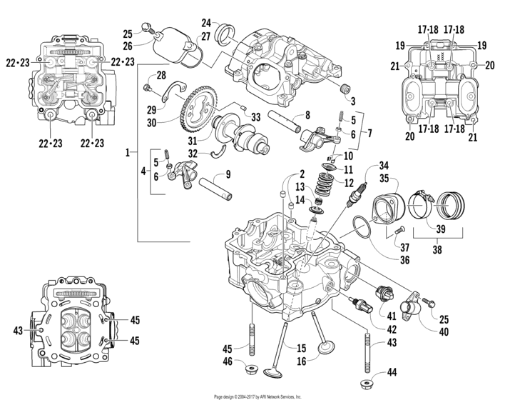 Cylinder Head And Camshaft/valve Assembly