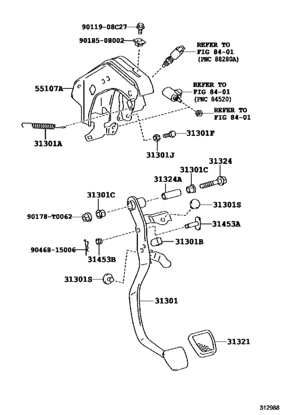 Clutch Pedal & Flexible Hose