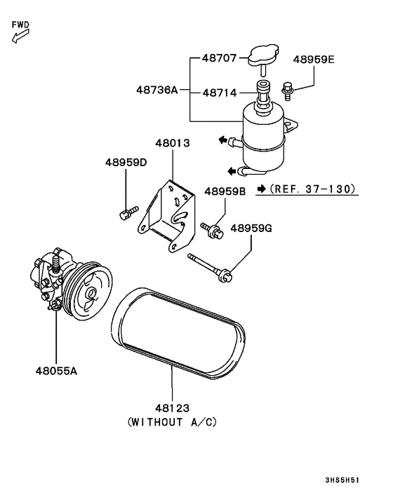 Power steering oil pump