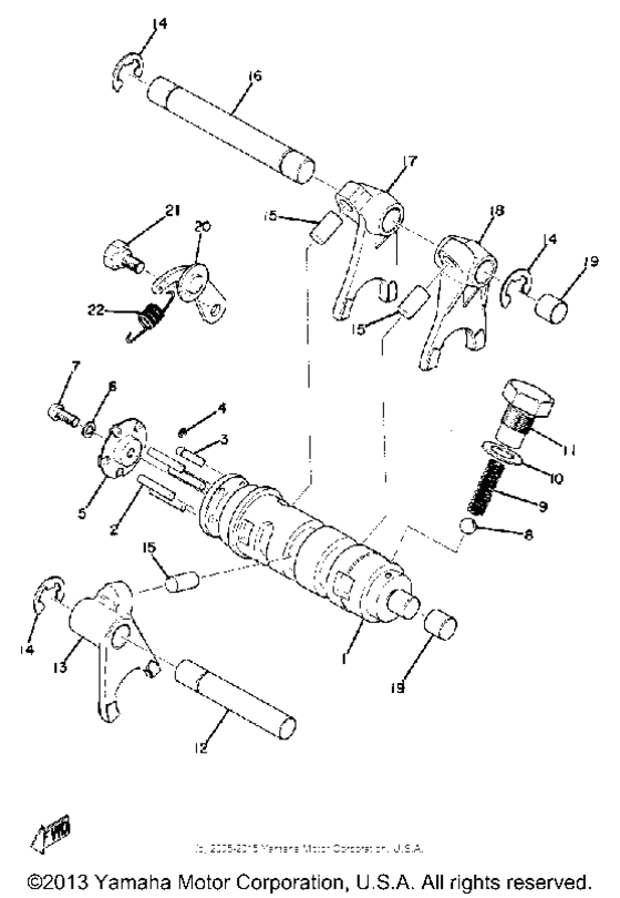 Shift shaft