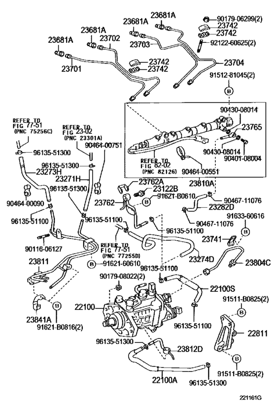 Injection Pump Assembly for 2001 - 2005 Toyota RAV4/VANGUARD CLA21 ...