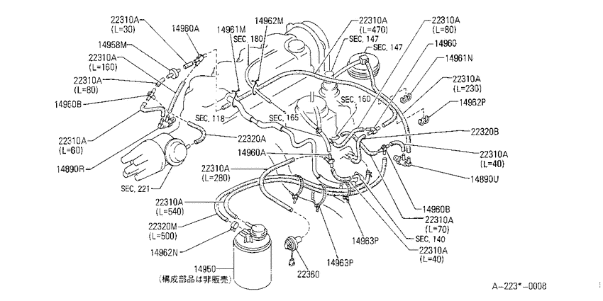Vacuum piping
