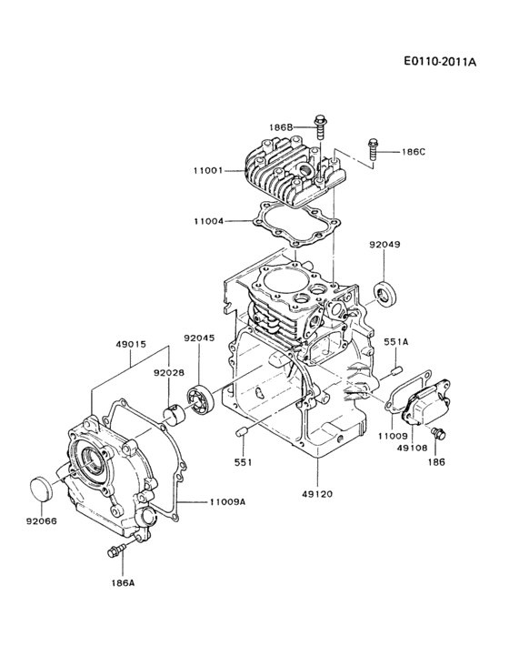 Cylinder/crankcase