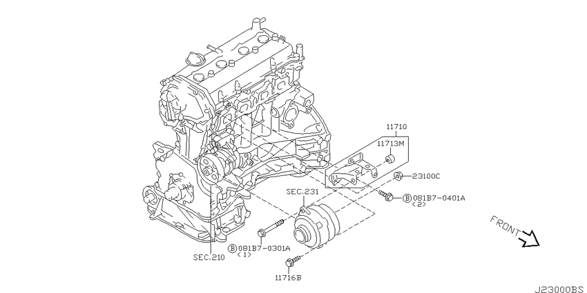 Alternator fitting