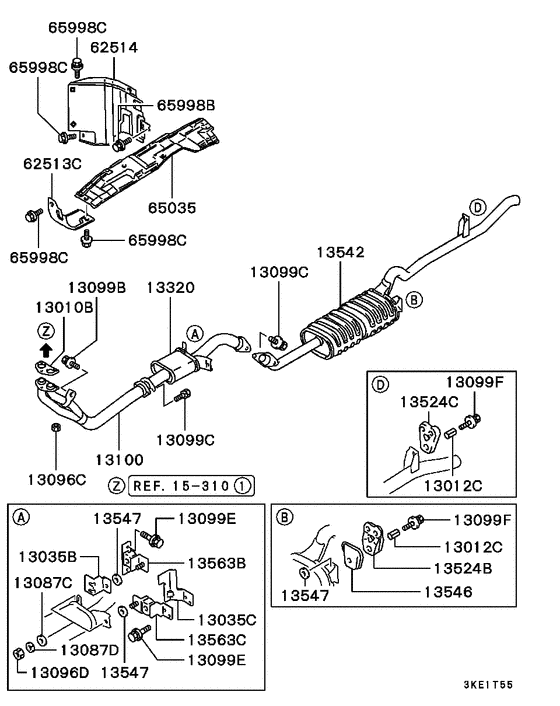 Exhaust pipe & muffler