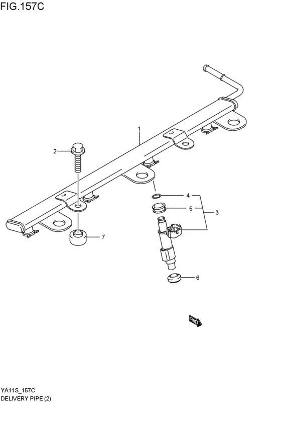 delivery pipe / fuel injector