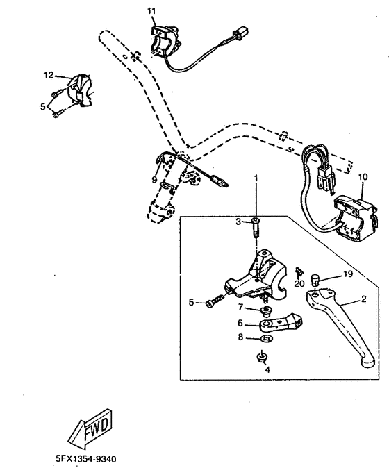 Handle switch & lever