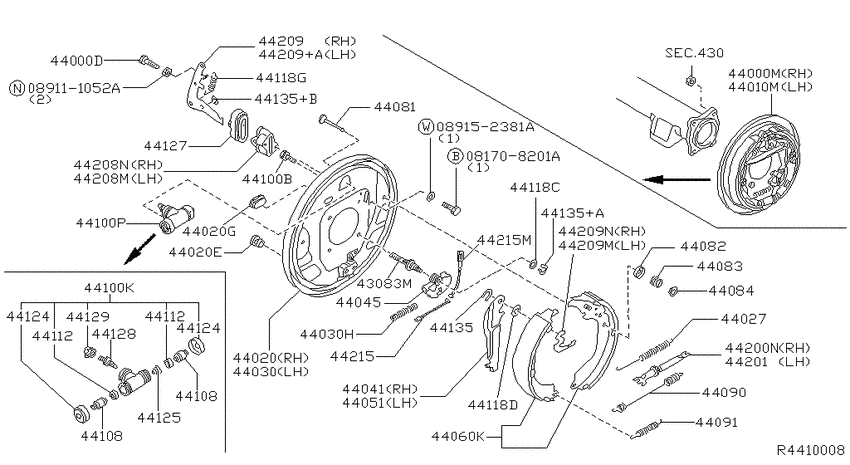 Rear brake