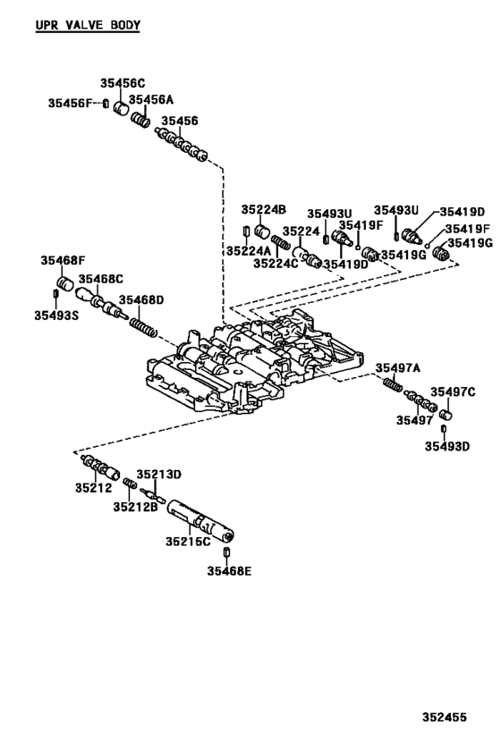 Valve Body & Oil Strainer (Atm)