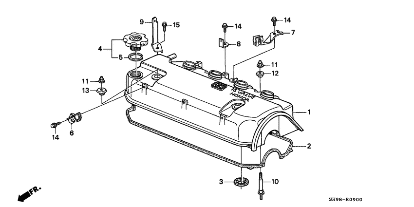 Cylinder head cover