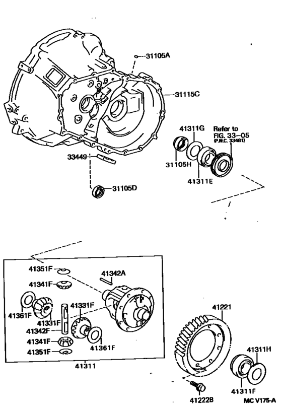 Front Axle Housing & Differential