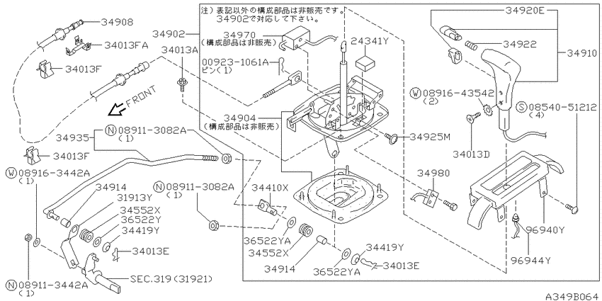 Auto transmission control device