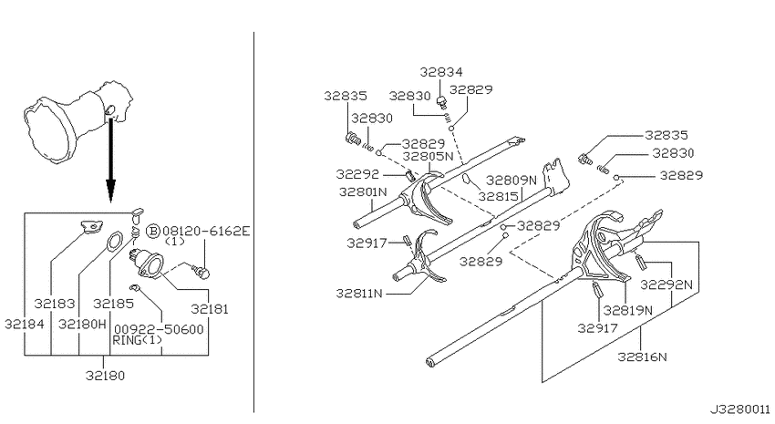 Transmission shift    control