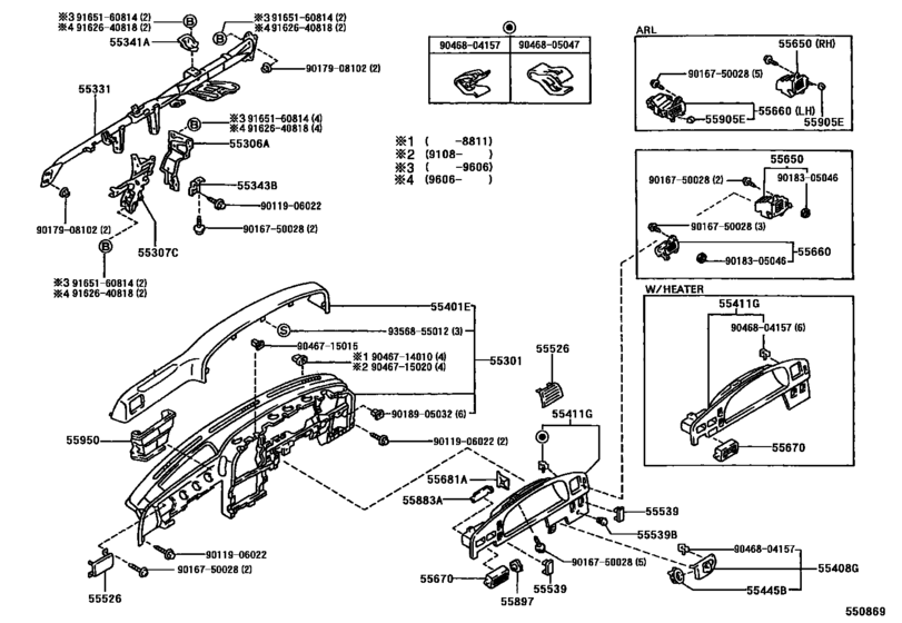 Instrument Panel & Glove Compartment