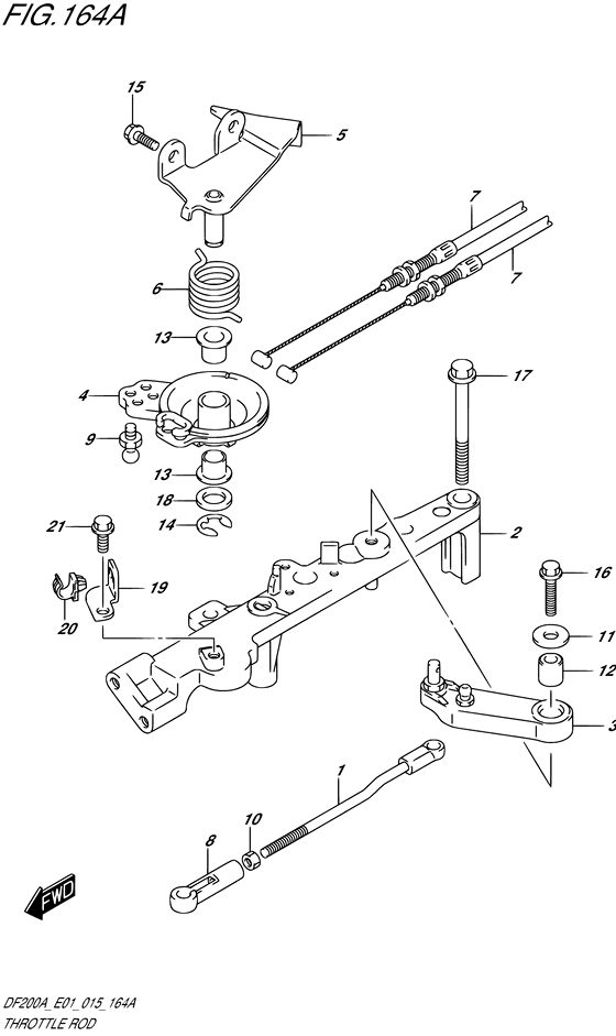 Throttle rod