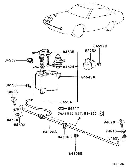 Headlamp wiper & washer