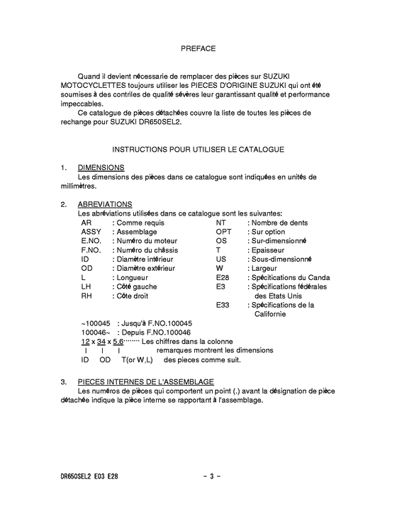 Catalog preface