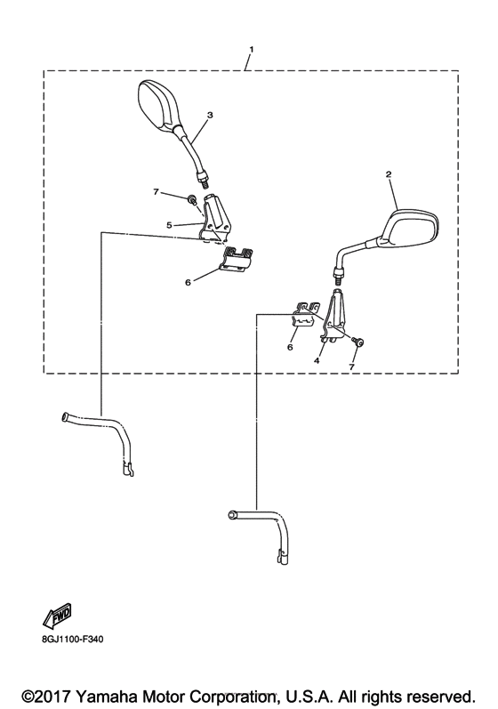 Alternate rear view mirror