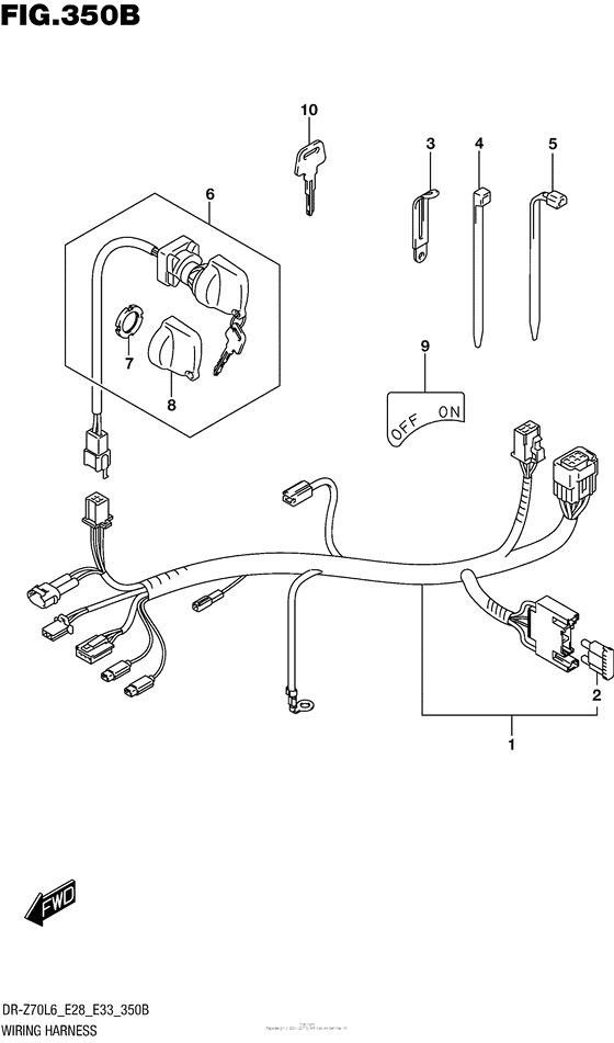Wiring Harness (Dr-Z70L6 E33)