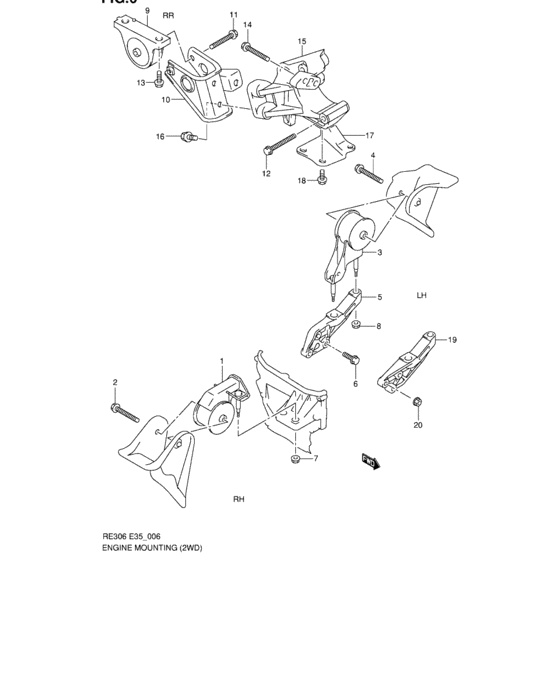 Engine mounting