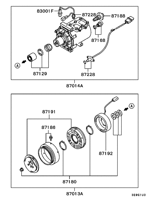 A/c condenser, piping
