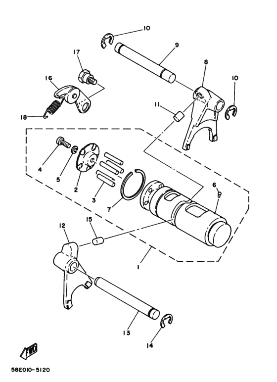Shift Cam & Fork