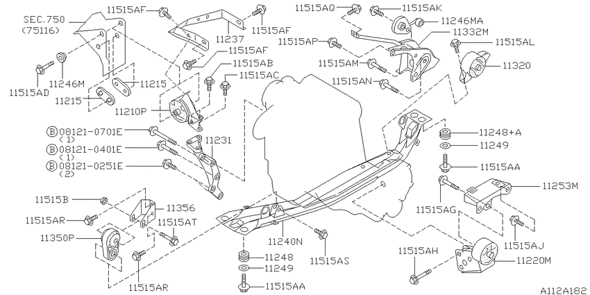 Engine & transmission   mounting