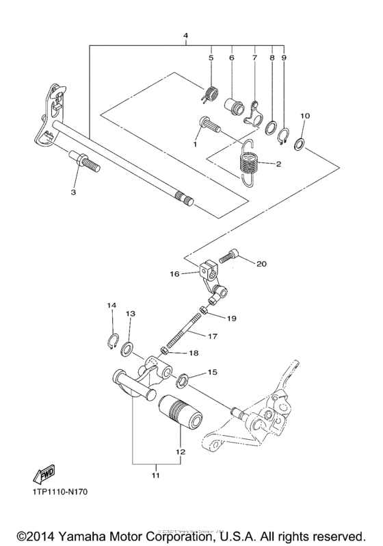 Shift shaft