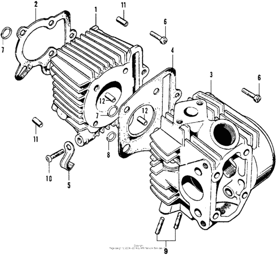 Cylinder + cylinder head