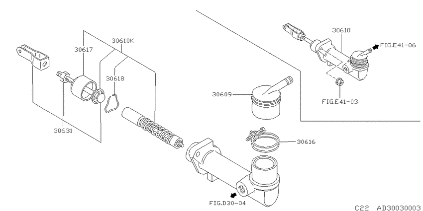Clutch master cylinder