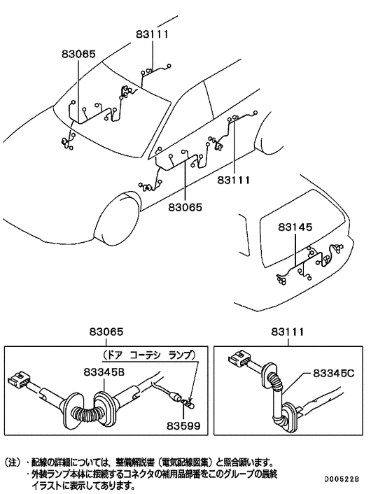 Wiring & attaching parts