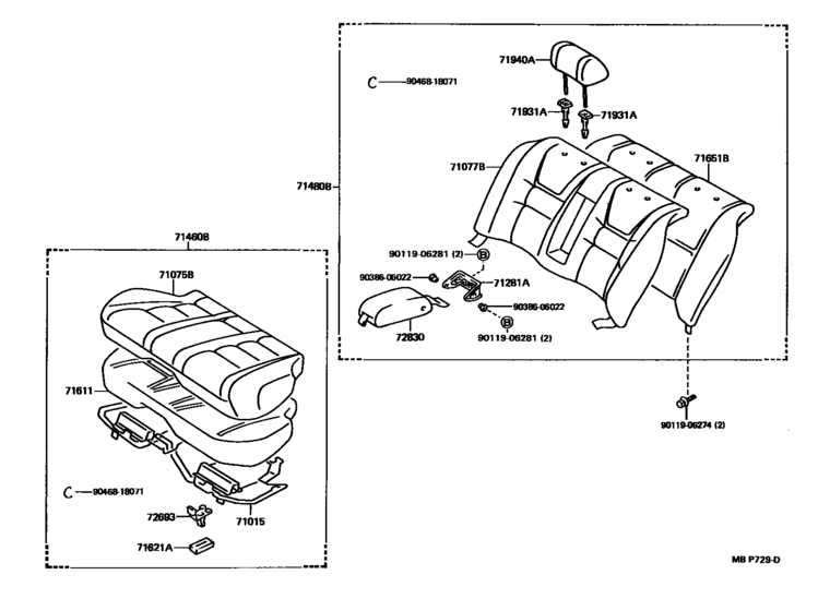 Rear Seat & Seat Track