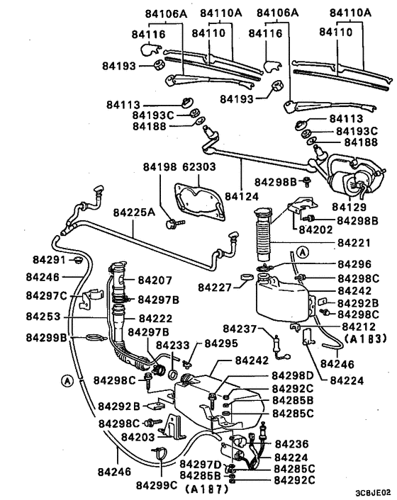 Windshield wiper & washer