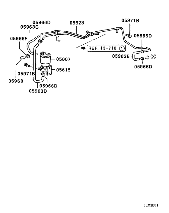 Fuel line & vapor gas control