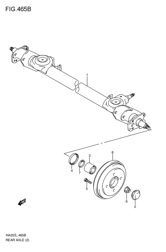 rear axle