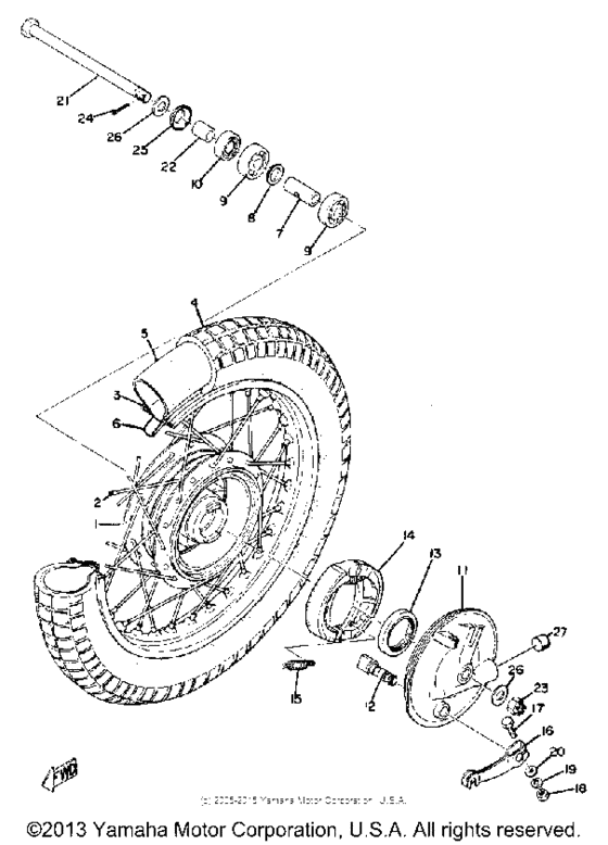 Front wheel
