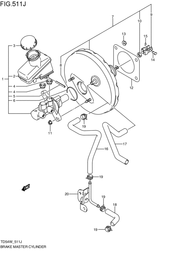 brakes master cylinder